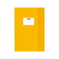 Herlitz Hefthülle, A4, PP, Baststruktur, Namensetikett Gelb Herlitz Hefthülle, A4, PP, Baststruktur, Namensetikett Gelb