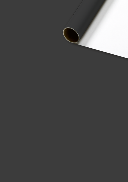 Geschenkpapier "Uni Plain" 70 x 200 cm schwarz