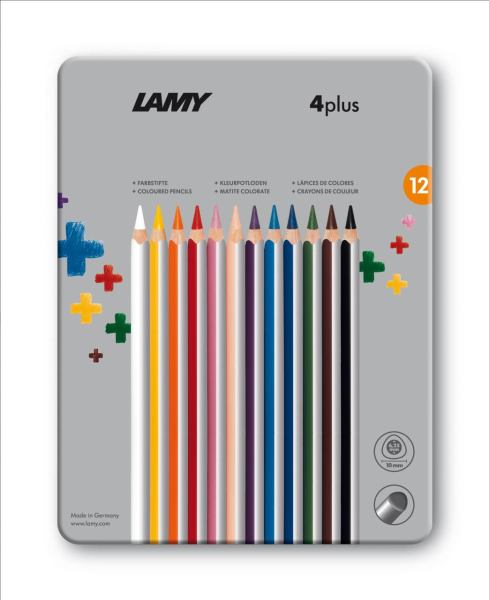 LAMY 4plus 12er Metallbox Farbstifte