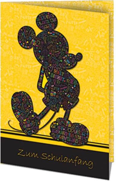 NESTLER Grußkarten zum Schulanfang "Mickey"