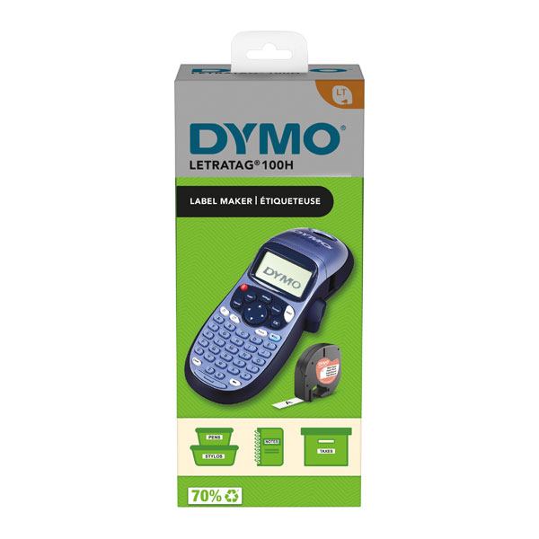 DYMO Beschriftungsgerät LetraTag 100T blau Faltschachtel