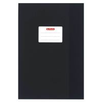 Herlitz Hefthülle, A4, PP, Baststruktur, Namensetikett Schwarz Herlitz Hefthülle, A4, PP, Baststruktur, Namensetikett Schwarz