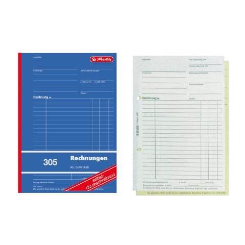 Herlitz Rechnungen 305 2x40 Blatt