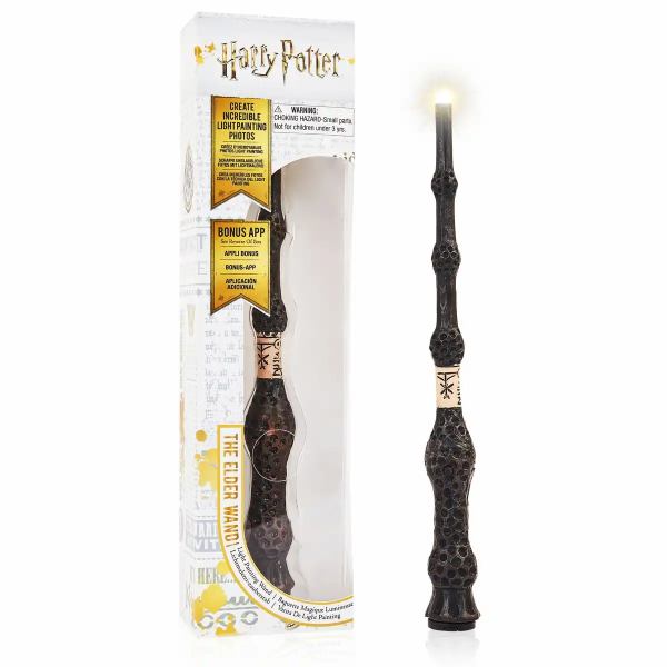 Harry Potter Zauberstab Elderstab braun 18cm Kartonetui **