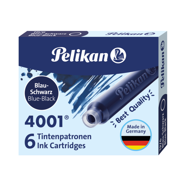 Pelikan Tintenpatronen blauschwarz - 4001 TP/6