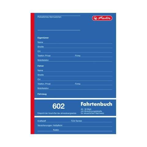 Herlitz Fahrtenbuch 602