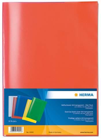 HERMA Heftschoner A4 trans. 10er Pack