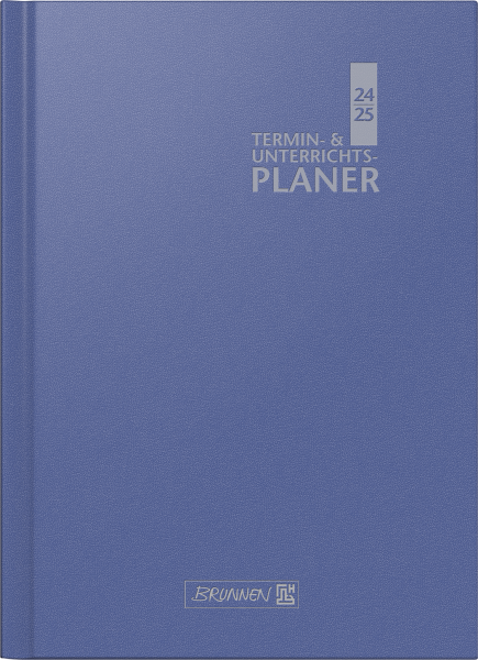 Brunnen Termin- & Unterrichtsplaner (2024/2025), 2 Seiten = 1 Woche, A4, 224 Seiten, Baladek-Einband