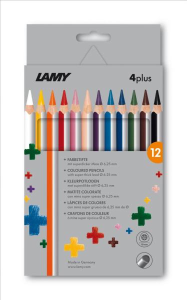 LAMY 4plus 12er Set Farbstifte