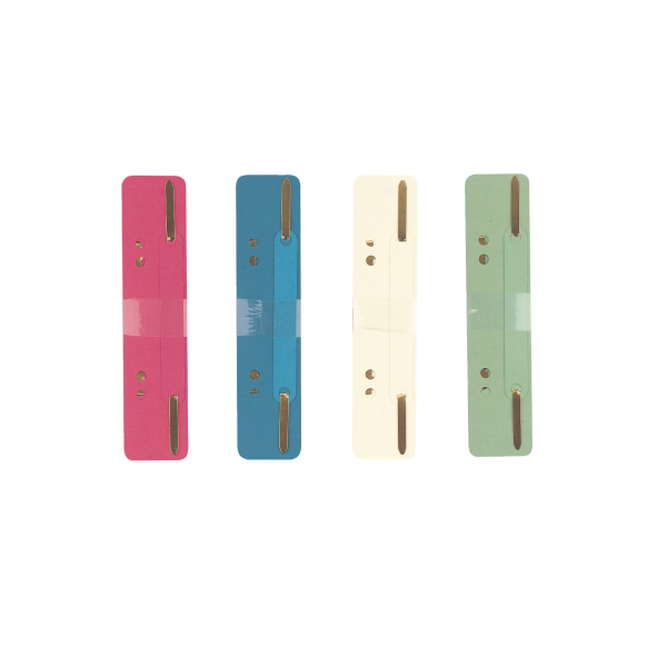 Herlitz 9977612 Heftstreifen aus Karton 3,4 x 15 cm, 1 x 25 Stück, farbig sortiert