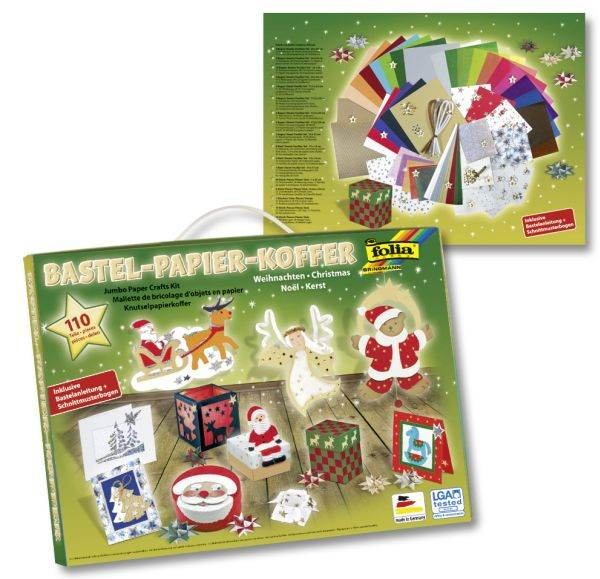 Bastel Papier Koffer Weihnachten