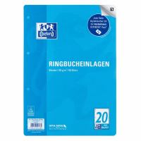 Oxford Ringbucheinlagen Lineatur 20 blanko 50 Blatt DIN A4 ** Oxford Ringbucheinlagen Lineatur 20 blanko 50 Blatt DIN A4 **