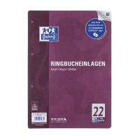 Oxford Ringbucheinlagen Lineatur 22 kariert 50 Blatt DIN A4 ** Oxford Ringbucheinlagen Lineatur 22 kariert 50 Blatt DIN A4 **