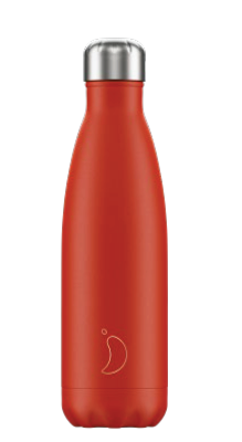 CHILLY`S Trinkflasche Bottle Neon Red 500ml