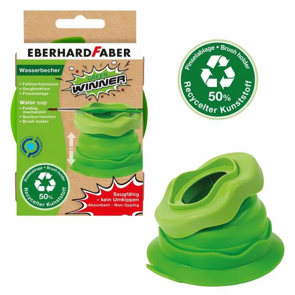 EBERHARD FABER Wasserbecher Green Winner mit Saugfunktion **