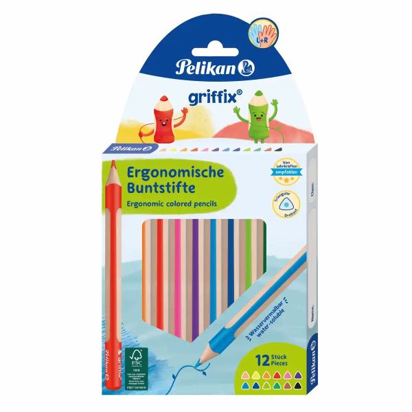 Pelikan griffix Buntstifte – 12 Farben **