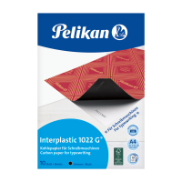 Pelikan Kohlepapier Interplastic® 1022G, schwarz, A4, 10 Blatt ** Pelikan Kohlepapier Interplastic® 1022G, schwarz, A4, 10 Blatt **