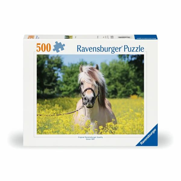 Ravensburger Puzzle Pferd im Rapsfeld – 500 Teile **