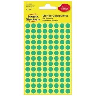 AVERY ZWECKFORM - Markierungspunkte Ø 8mm -grün - 416 Stück
