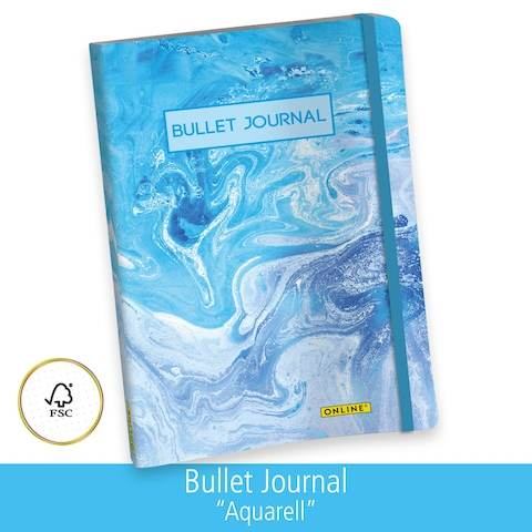 ONLINE Bullet Journal - Aquarell