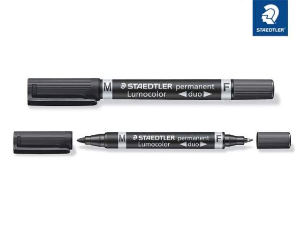 STAEDTLER Permanentmarker Lumocolor® duo,