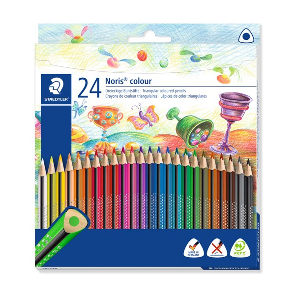 STAEDTLER noris colour dreikant 24er