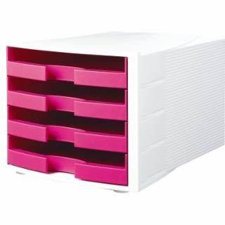 Schubladenbox IMPULS, TC pink DIN A4/C4