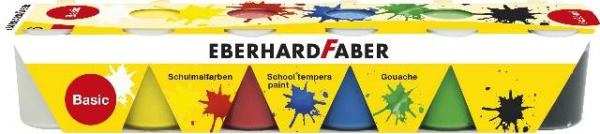 EBERHARD FABER Schulmalfarben 6x25 ml Set Basic-Farben