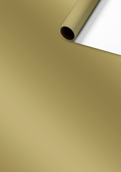 Geschenkpapier Gold von Steweo "Uni Plain" 70 x 200 cm