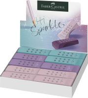 Faber-Castell Radierer RollOn Sparkle farbig sortiert, Lieferumfang 1 Stück ° Faber-Castell Radierer RollOn Sparkle farbig sortiert, Lieferumfang 1 Stück °