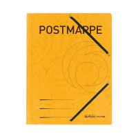 Herlitz Einschlagmappe mit Gummizug  -  A4  - Postmappe  -  gelb Herlitz Einschlagmappe mit Gummizug  -  A4  - Postmappe  -  gelb