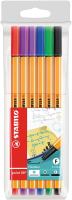 STABILO Fineliner point 88 Etui 6 Stifte – Farbenvielfalt ** STABILO Fineliner point 88 Etui 6 Stifte – Farbenvielfalt **