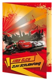 NESTLER Grußkarten zum Schulanfang "Cars"