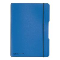 Herlitz my.book flex Notizheft .A5,40Bl kariert blau, PP