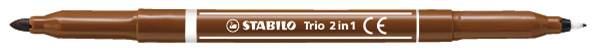 STABILO Trio 2in1 - Braun