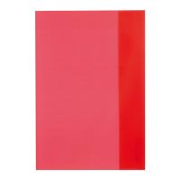 Herlitz Hefthülle, A5, PP, transparent Rot Herlitz Hefthülle, A5, PP, transparent Rot