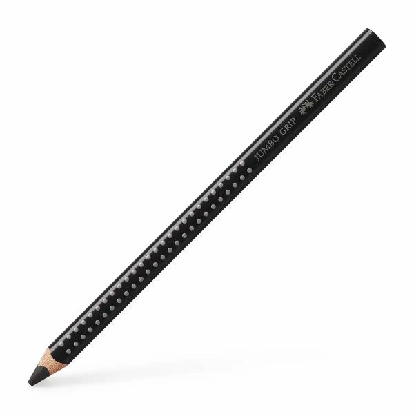 FABER-CASTELL Buntstift Jumbo Grip mit Namensfeld schwarz **
