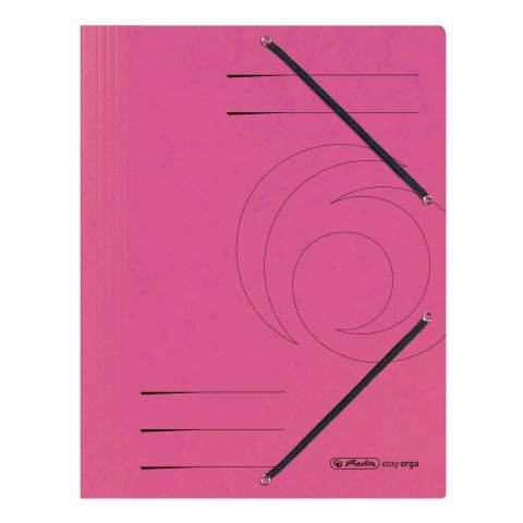 Herlitz Einschlagmappe mit Gummizug - A4 - Quality - fuchsia