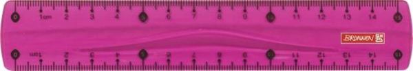 BRUNNEN Lineal 15cm pink