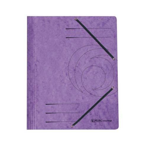 Herlitz Einschlagmappe mit Gummizug - A4 - Quality - violett