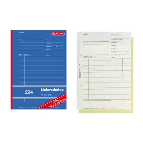 Herlitz Lieferscheine 204 A5 2x40Bl.