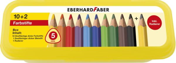 EBERHARD FABER Buntstiftbox Jumbo 12tlg. ***