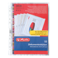 Herlitz Dokumentenhülle A4 genarbt 10 Stück mit Verschlusslasche ** Herlitz Dokumentenhülle A4 genarbt 10 Stück mit Verschlusslasche **