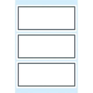 HERMA Schuletiketten neutral grauer Rand 82x36mm
