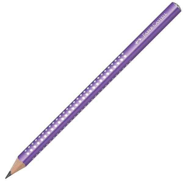 Faber-Castell Bleistift Jumbo Sparkle pearl lila