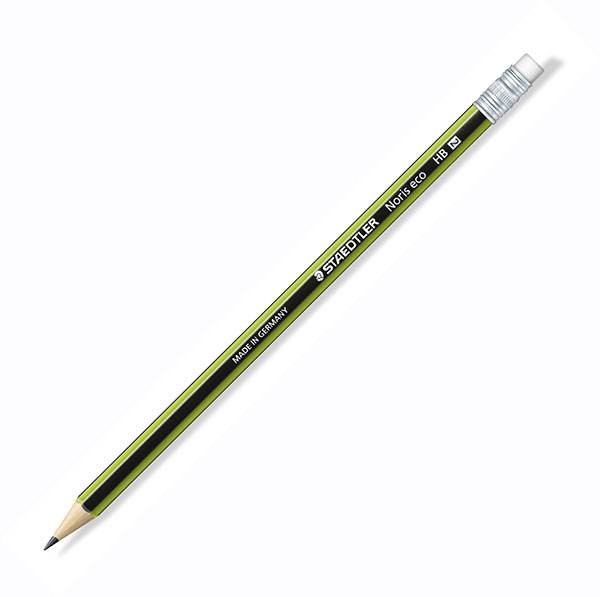 STAEDTLER Bleistift Noris Eco HB mit Radierer