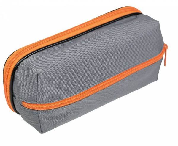 Idena Schlamper-Etui Duo, 1 Box, 1 Fach, orange