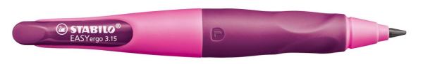 STABILO Ergonomischer Druckbleistift zum Schreibenlernen EASYergo 3.15 inkl. Spitzer