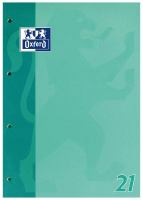 Oxford Schulblock A4, Lineatur 21, 9mm liniert, 50 Blatt, 4fach Lochung, 90gm² ** Oxford Schulblock A4, Lineatur 21, 9mm liniert, 50 Blatt, 4fach Lochung, 90gm² **