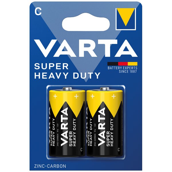 VARTA Batterie DUTY C 2er SUPER HEAVY